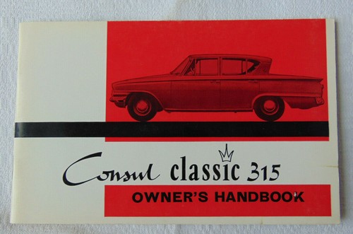 Ford consul classic 315 owners - 315,
