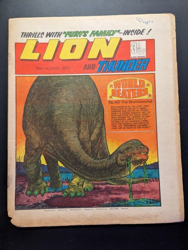 Lion and thunder comic - and, 12th