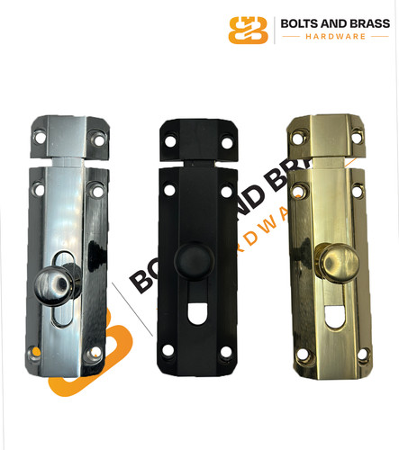 Stylish slidebolt lock brass - slidebolt,