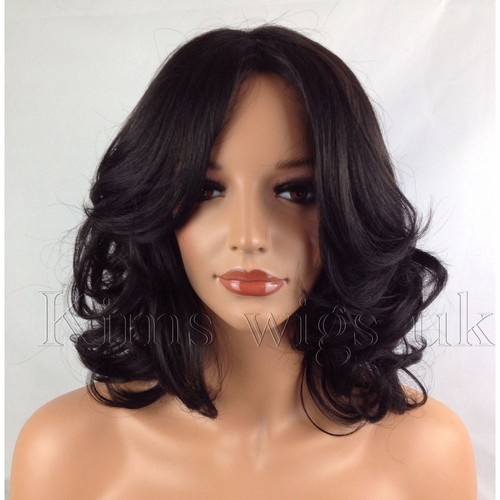 Short curly wig black dark - curly,
