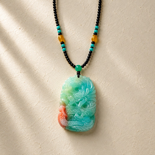 Natural multi color jade - natural, multi-color