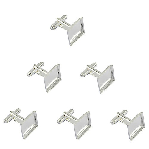 6pcs square blank setting - setting, se