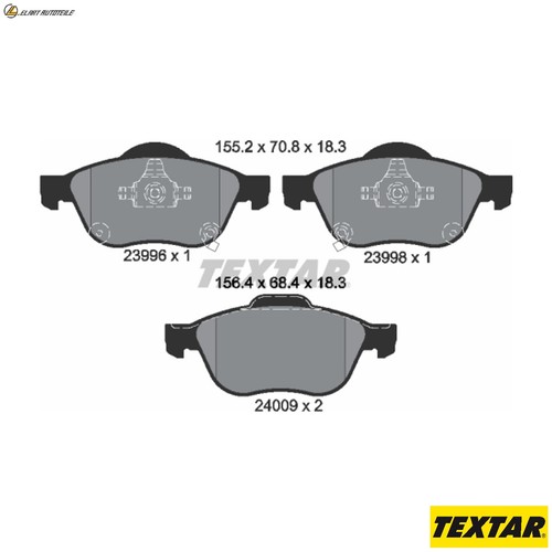 Brake pad set disc - brake,