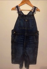 Boys Short Dungrees Navy Denim