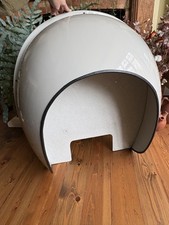 Vintage 90s large Grey Acoustic payphone Phone Booth Hood 80x75cms 