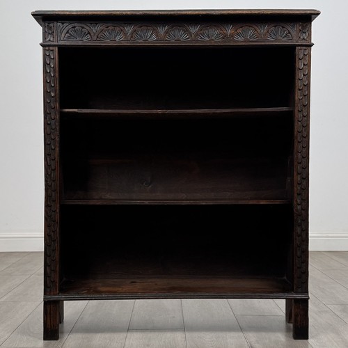 Antique victorian carved oak - carved,