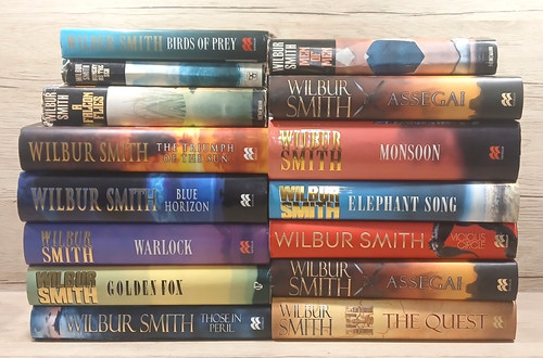Wilbur smith 14x hardback - wilbur,