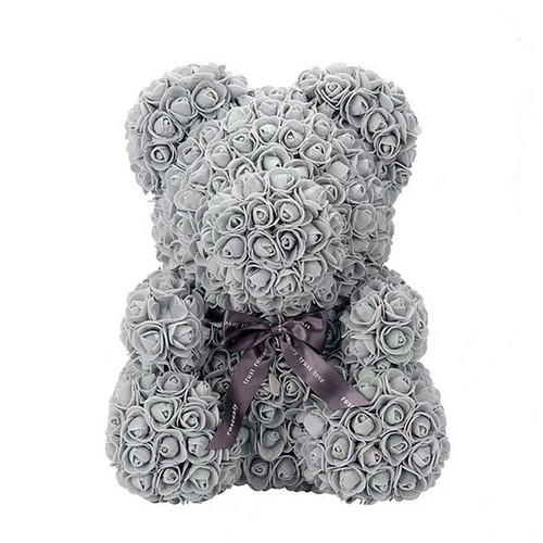 40cm rose teddy bear flower - 40cm,