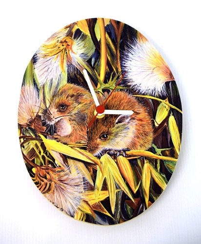 Harvest mouse clock - harvest,