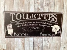 Long Metal French Toilettes