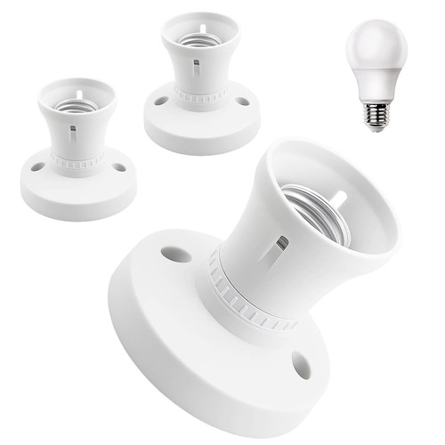 Pack white e27 ceiling - 3-pack,