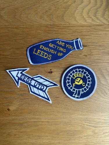 Leeds united vintage patches - united,
