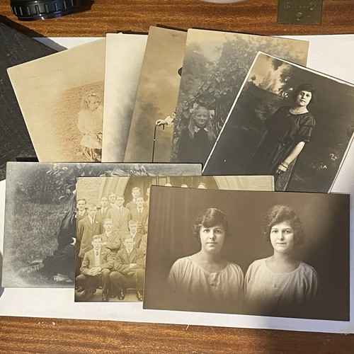 Antique postcards 8 black - 8,