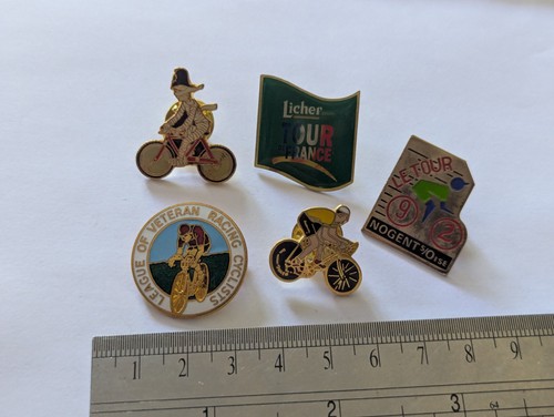 Cycling enamel pin badges - enamel, lot