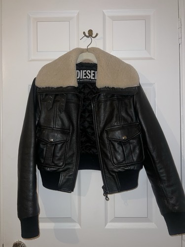 Diesel leather jacket - diesel,