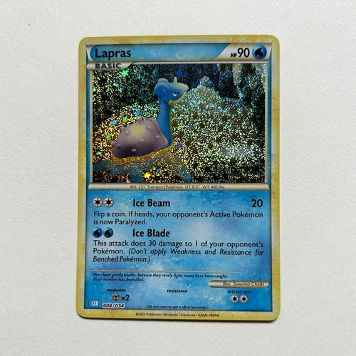 Nintendo pokémon tcg - pokémon, lapras