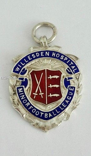 1923 solid silver willesden - 1923,