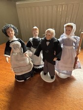 Dolls House  4x Victorian Servants  1/12