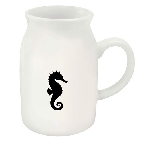300ml seahorse silhouette - 'seahorse, silhouette'