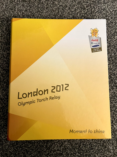 London 2012 olympic torch - london,