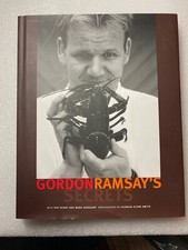 GORDON RAMSAY'S SECRETS SIGNED HARDBACK NEW