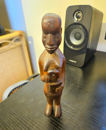 Hand carved wooden tribal - hand,