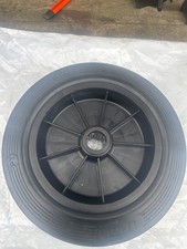 10" solid rubber wheels off roller bearings  puncture proof sack truck trolley