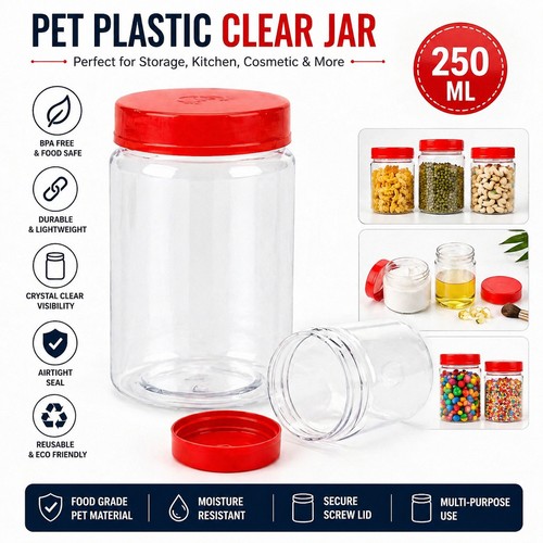 250ml pet plastic clear - plastic,
