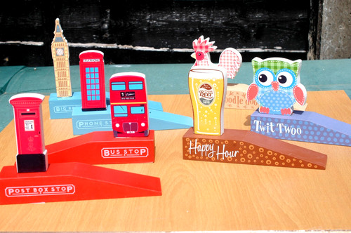 Novelty woodern door wedges - novelty,