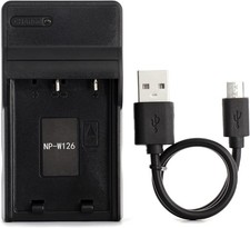 Norifon NP-W126 USB Charger for Fujifilm FinePix HS30, HS30EXR, HS33EXR, HS35EXR