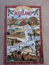 Scottish tea towel souvenir - tea,
