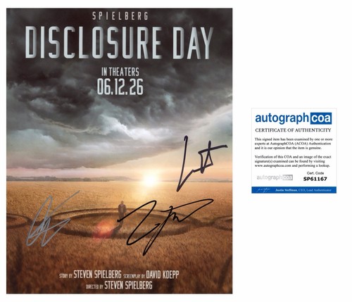 Disclosure day cast signed - day,