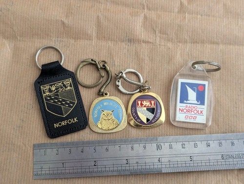 Vintage norfolk keyrings lot - vintage,