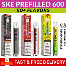 SKE CRYSTAL VAPE BAR PREFILLED E-Cig 2ml 20mg Nic salt ALL FLAVOURS BULK OFFERS