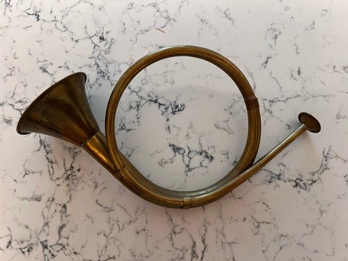 Vintage brass french - brass, fox