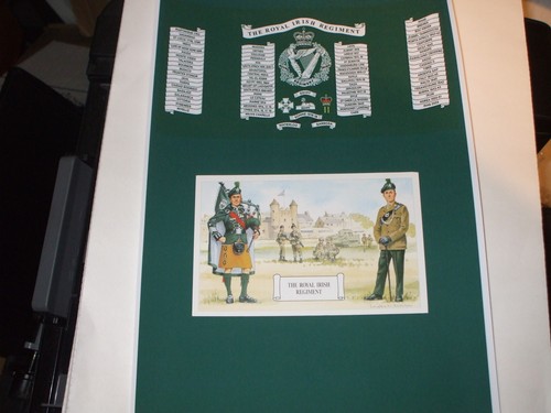 The royal irish regiment - regiment, crest