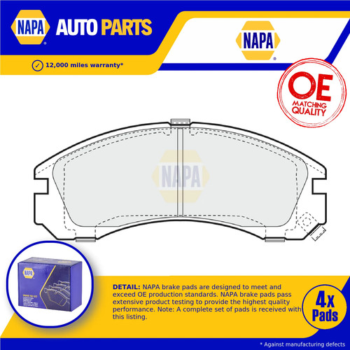Brake pads set - brake, fits