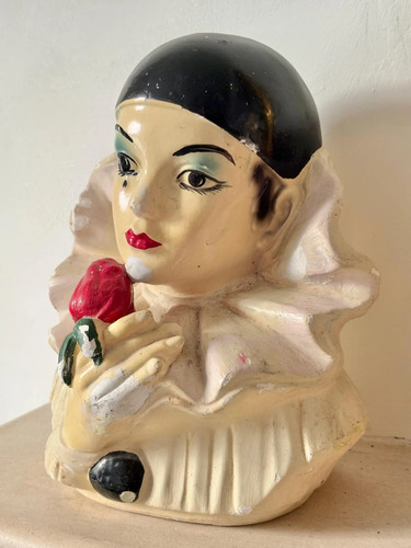 Vintage 1980 pierrot clown - vintage, 1980's