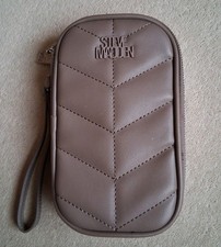 Steve Madden Travel Passport Double Zip Wallet Wristlet New.