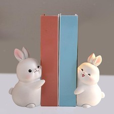 Lovely Rabbit Bookends Resin