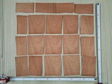 19 Pcs Mahogany Veneer Offcuts