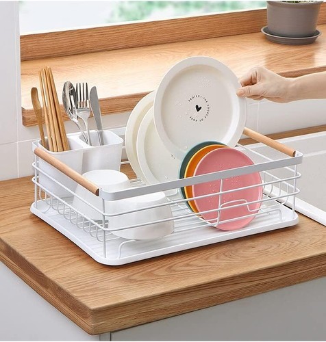Dish drainer kitchen - dish, metal