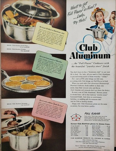 Club aluminum cookware vintage - aluminum,