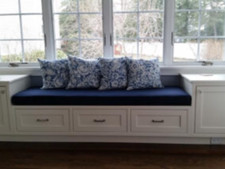 Customer order for Window Seat Cushions