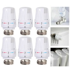 6X Thermostat Head TRV