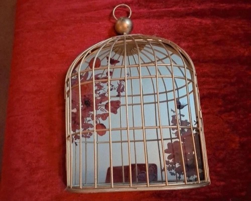 Decorative bird cage wall - bird,