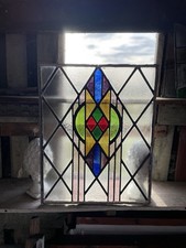 Antique Art Deco Leaded