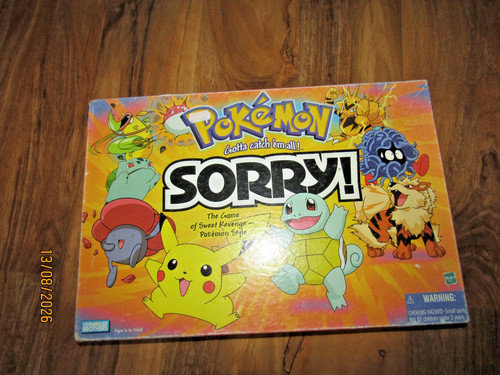 Pokemon sorry board game - board,