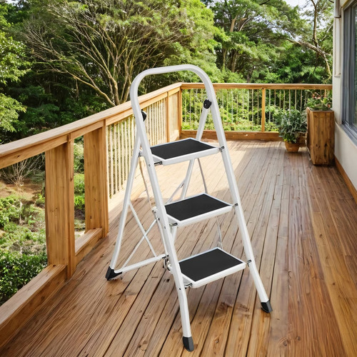Step steel ladder foldable - ladder,