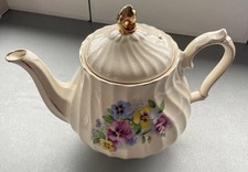 SADLER TEAPOT & LID Pansy